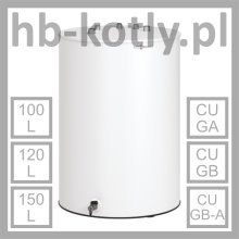 Podgrzewacz Viessmann Vitocell 100-W - typ: CUGA  /  CUGB - 100L  /  120L  /  150L