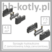 Sprzęgło hydrauliczne Viessmann - przepływ obj. do 4 / 5 m3 / h lub 7,5 m3 / h