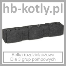 Belka rozdzielaczowa dla 3 grup pompowych