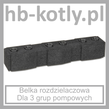 Belka rozdzielaczowa dla 3 grup pompowych