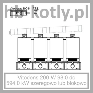 VITODENS 200-W 98,0 do 594,0 kW