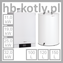 PAKIET VIESSMANN - Kocioł VITODENS 200-W z zasobnikiem VITOCELL 100-W z regulatorem E3