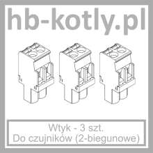 Wtyk (3 szt.) - do czujników (2-biegunowe)